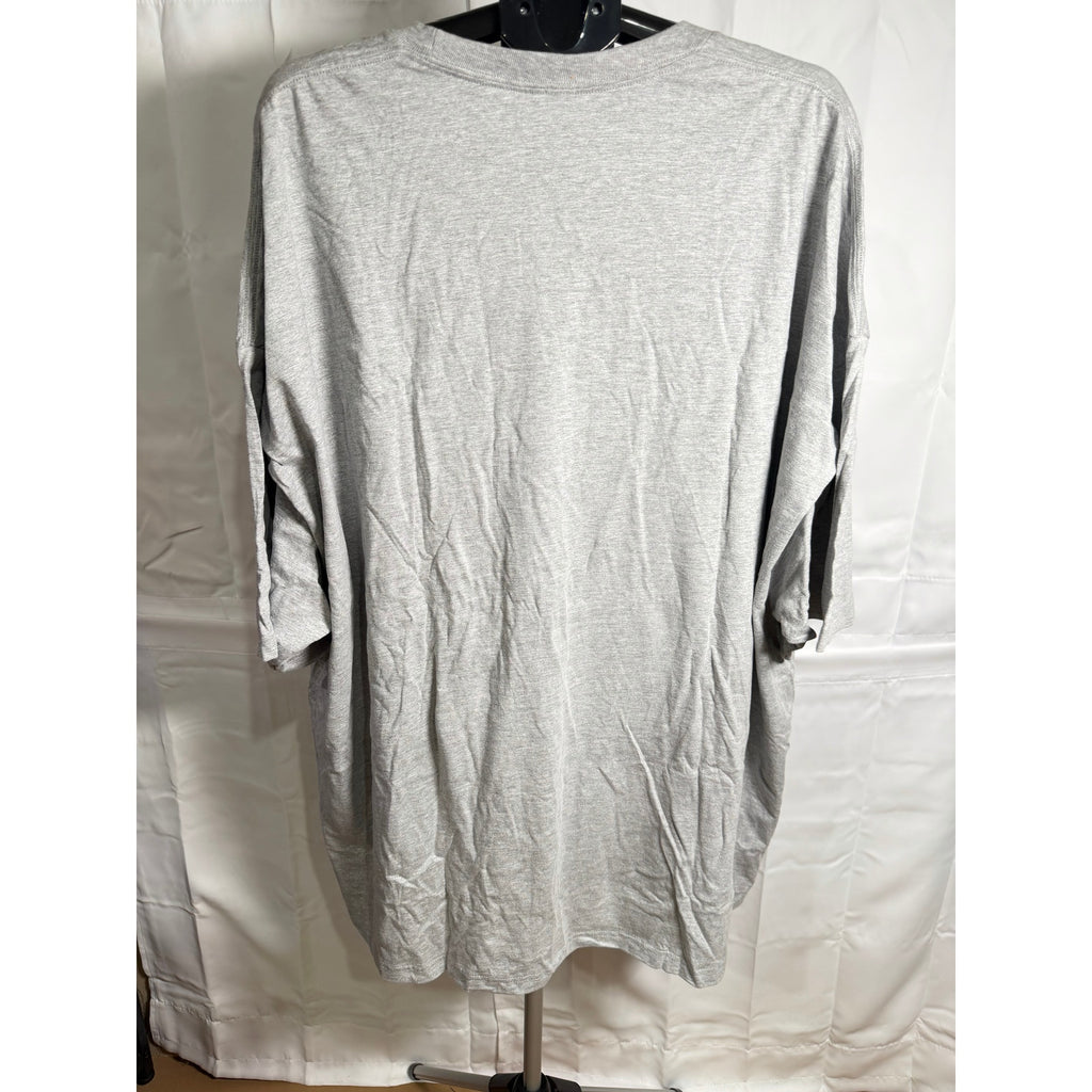 Hanes Beefy-T Gray Heavyweight T-Shirt Size 5-XL