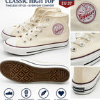 Warrior Classic High Top Canvas Shoes Ladies Size 6.5