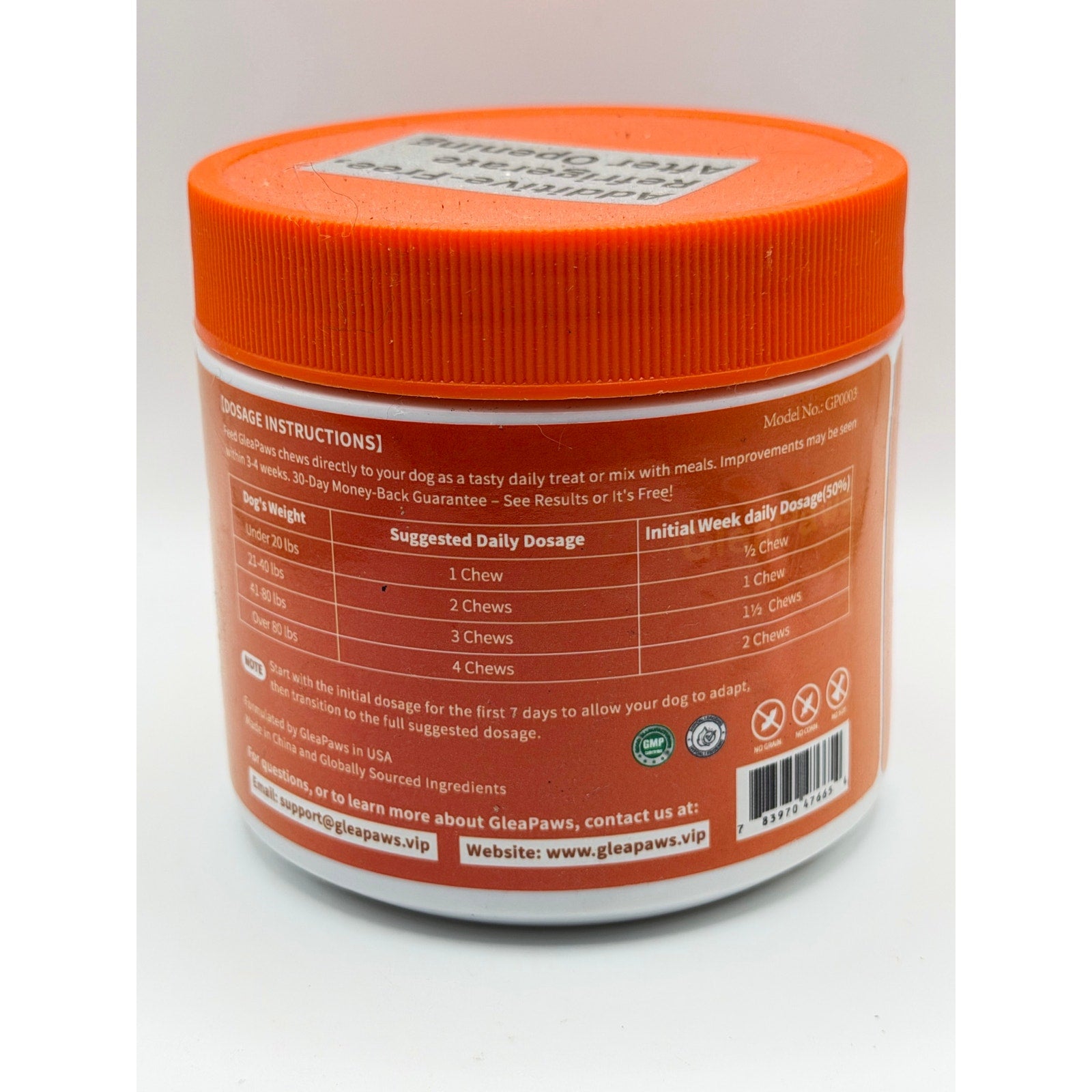 GleaPaws Allergy & Itching Relief for Dogs Salmon 100ct