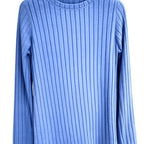 Fantaslook Women's Ribbed Lounge Set - Blue - Soft 2-Piece Outfit - Size S NEW