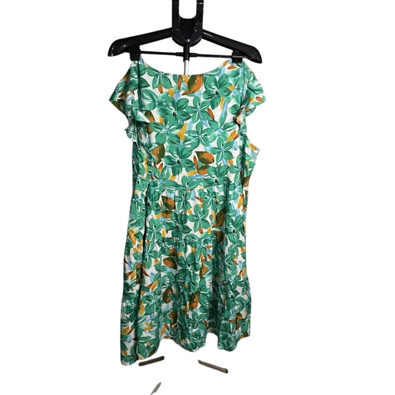 Agnes Orinda Floral Babydoll Dress Size 2X