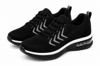 Black women's athletic shoes by Ablanczoom, size 8.5, with breathable mesh and cushioned soles for active wear.