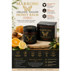 Marromi Organic Tallow Honey Balm Citrus