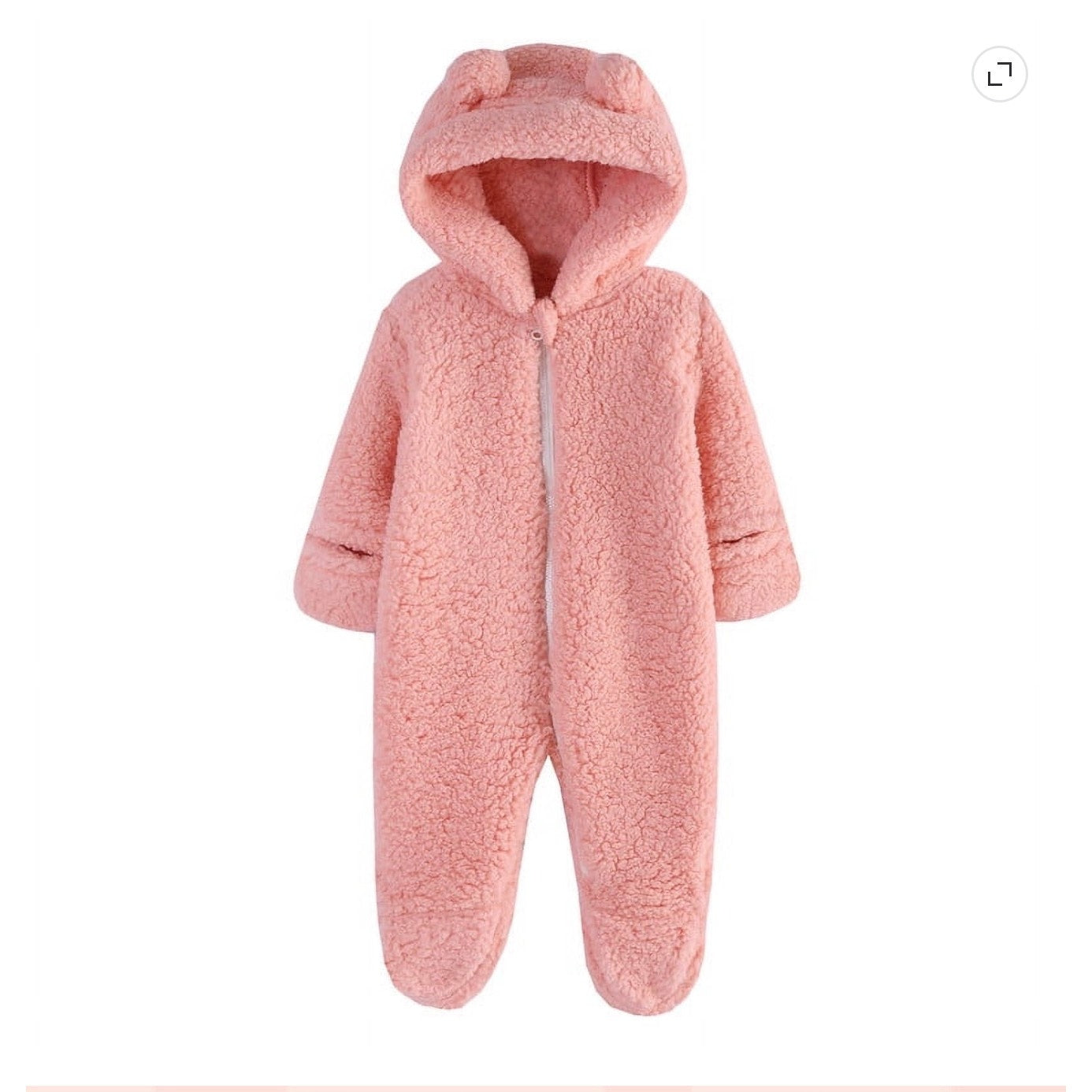 21-piece wholesale box of pink and white infant jumpsuits from Republic Mercantile, displayed in a neatly arranged collection.