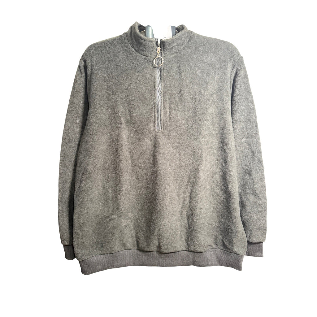 Moshu Women's Long Sleeve 1/4 Zip Pullover Sweater Size: XL