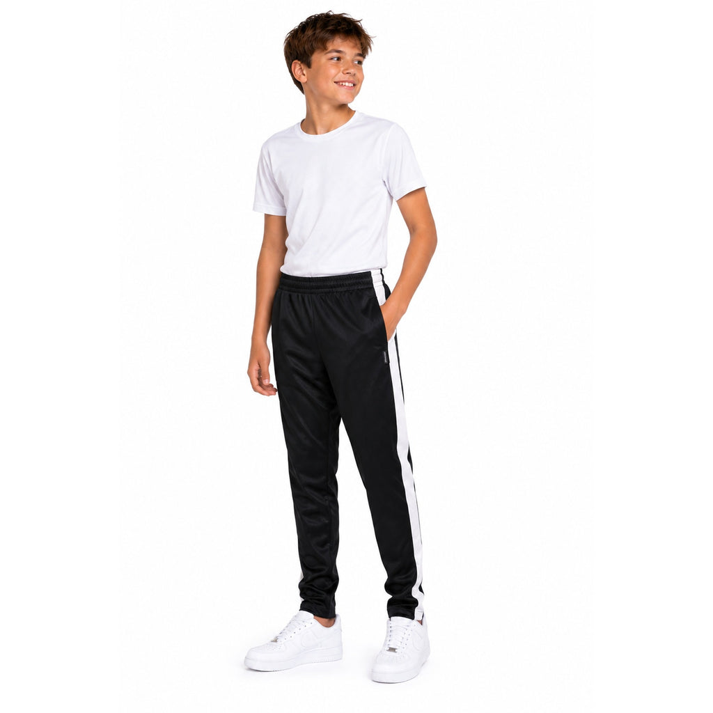 Southpole Boys Track Pants Black & White Size L