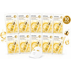 Mooyam 24k Gold Serum Facial Mask - 10 Pack