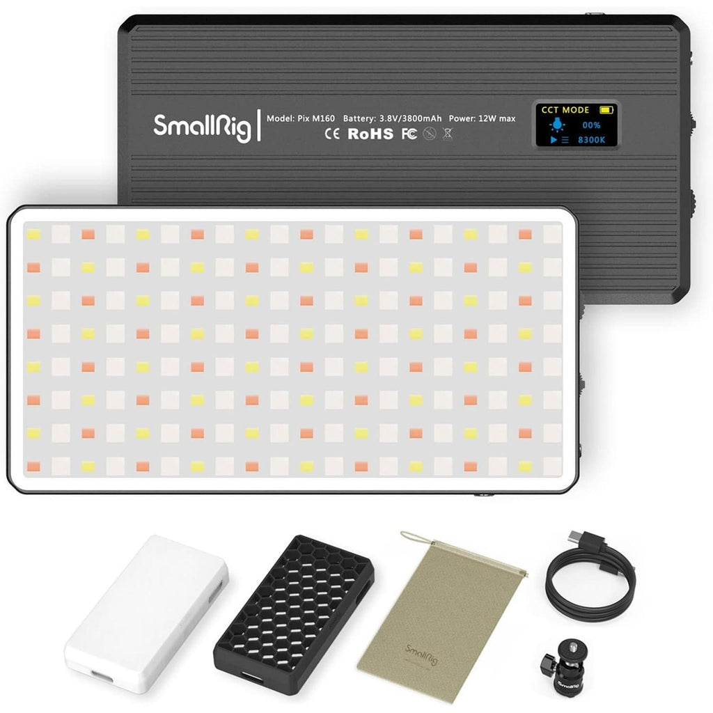 SmallRig Pix M160 RGB Video Light, 12W LED