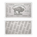 Aluminum .999 fine 1 oz collectible bar in protective case by CMC Mint, featuring detailed engravings and a sleek finish.