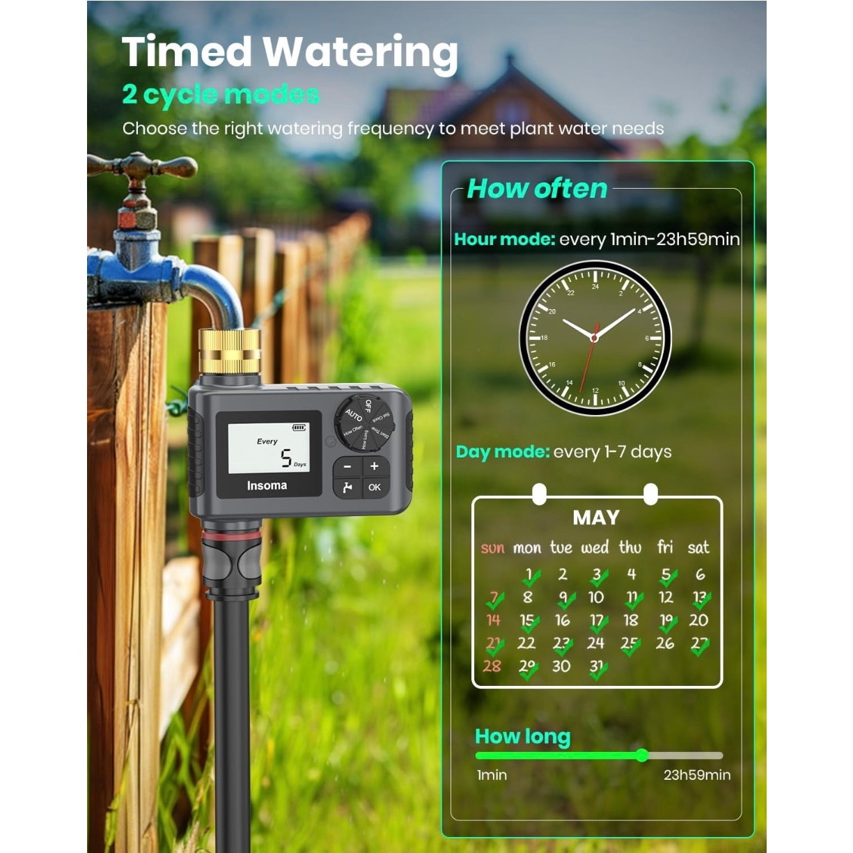 Insoma Manual Water Timer System