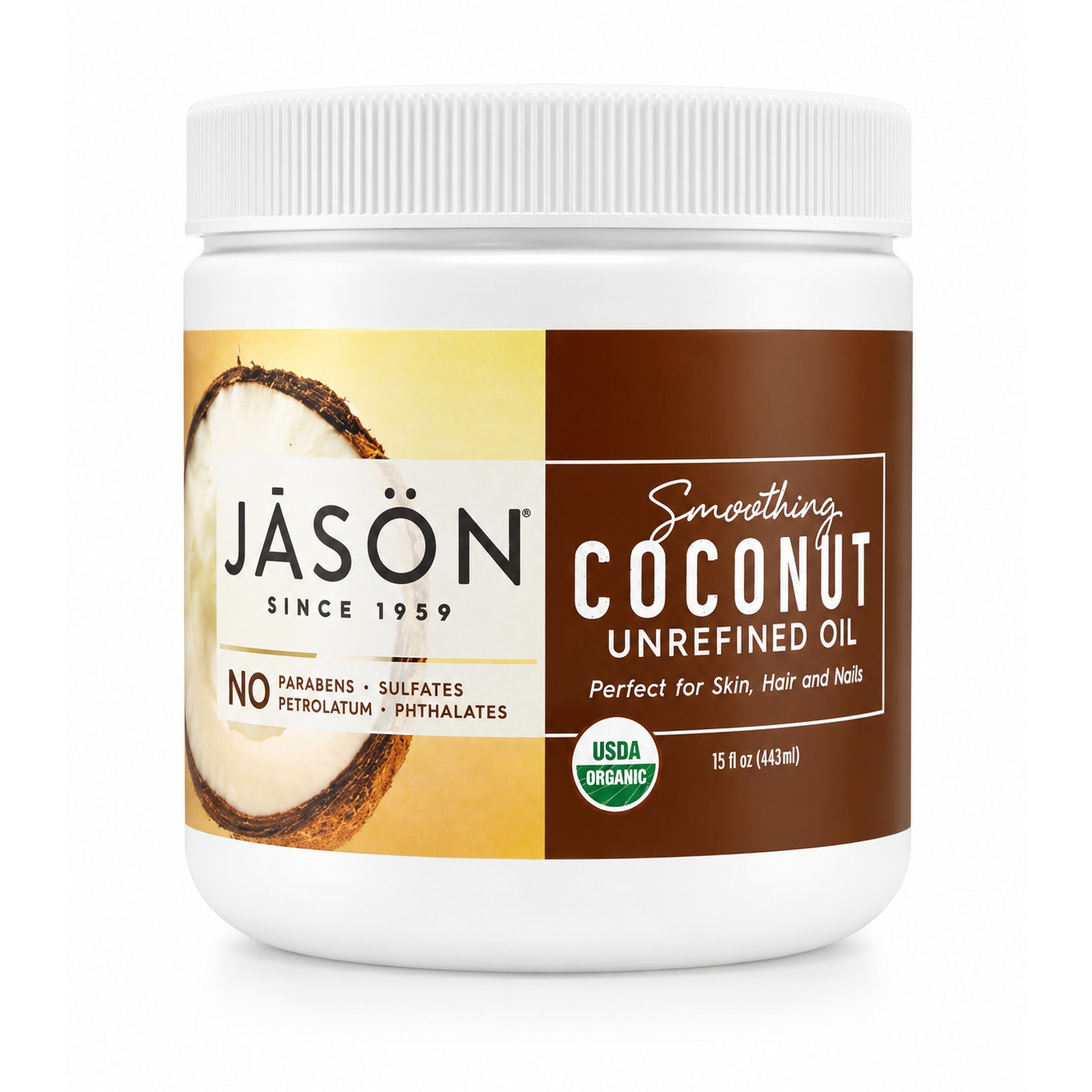 NEW Jason Smoothing Coconut Oil Skin Hair & Nails