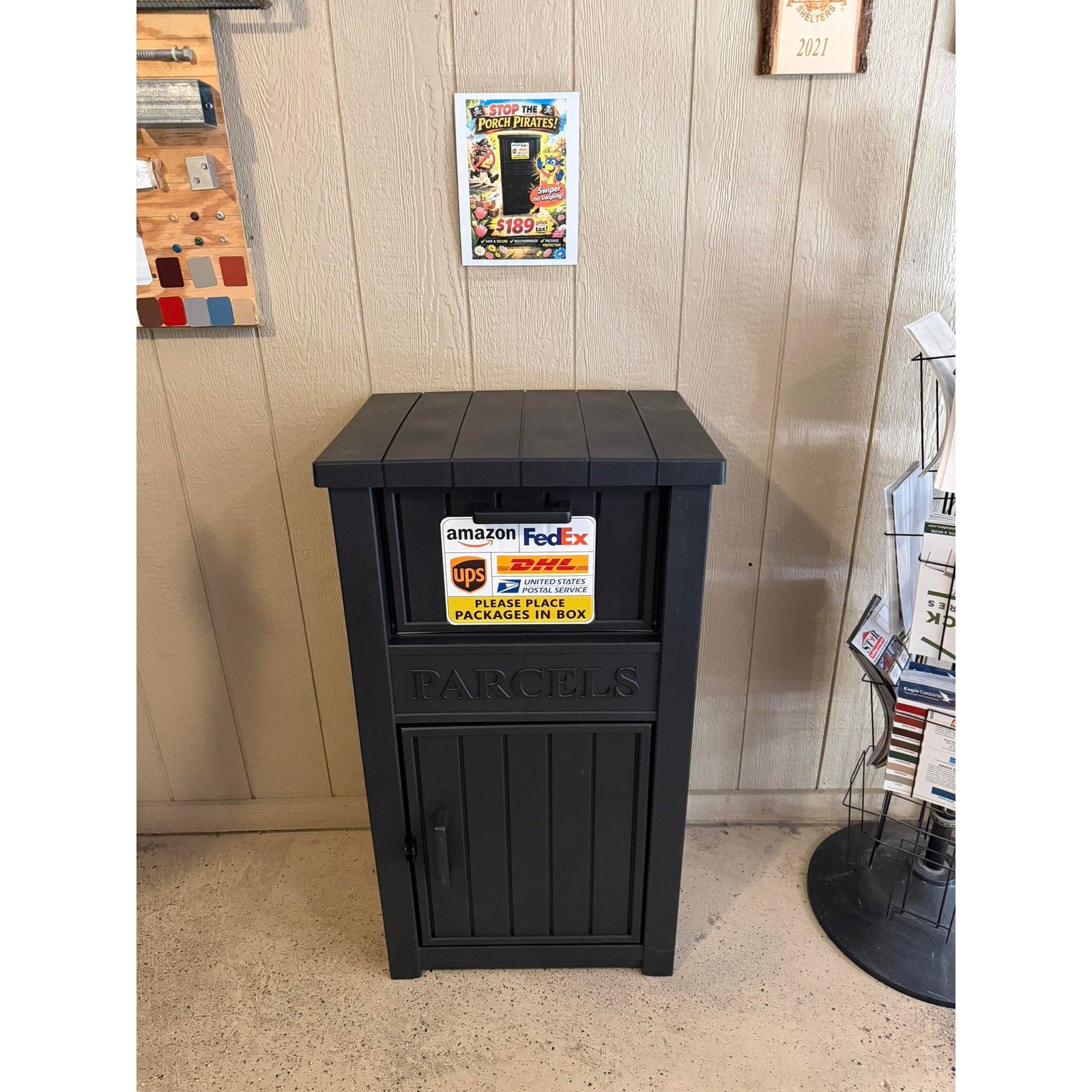 Lockable Outdoor Anti-Theft Parcel Package Delivery Box Drop Box