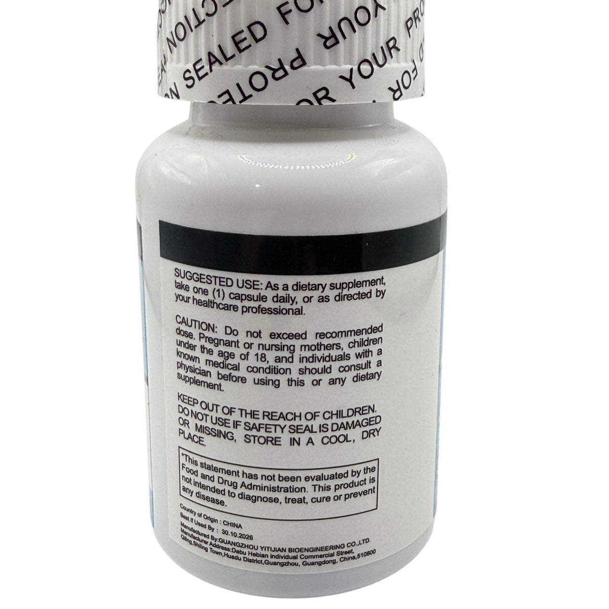 Fluxivian Lung Support Power Herb Formula 60 capsules, featuring herbal supplement ingredients in a blister pack.