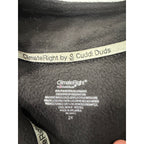 Cuddl Duds Women's Black Zip-up Sweater Size 2X