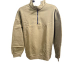 SUNBS Pull Over 1/4 Zip Sweater - Olive - XL