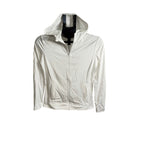 TRYSIL Women's white fleece jacket and athletic hoodie, size XS, made for comfort and active wear in a soft fleece fabric.