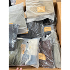 17-piece wholesale box of new jackets and coats from Republic Mercantile, featuring a mix of styles and colors in a 24-pound collection.