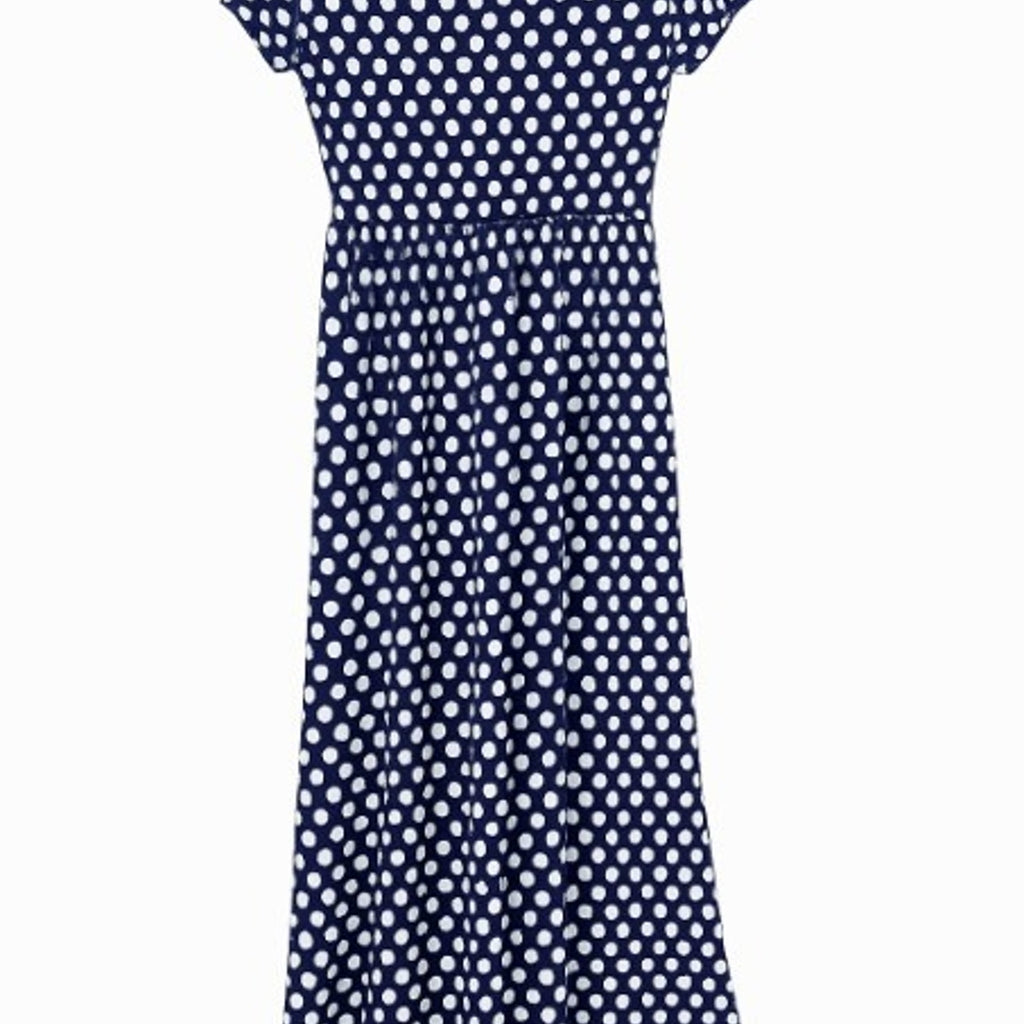 Mengpipi Women's Polka Dot Maxi Dress - Size: M