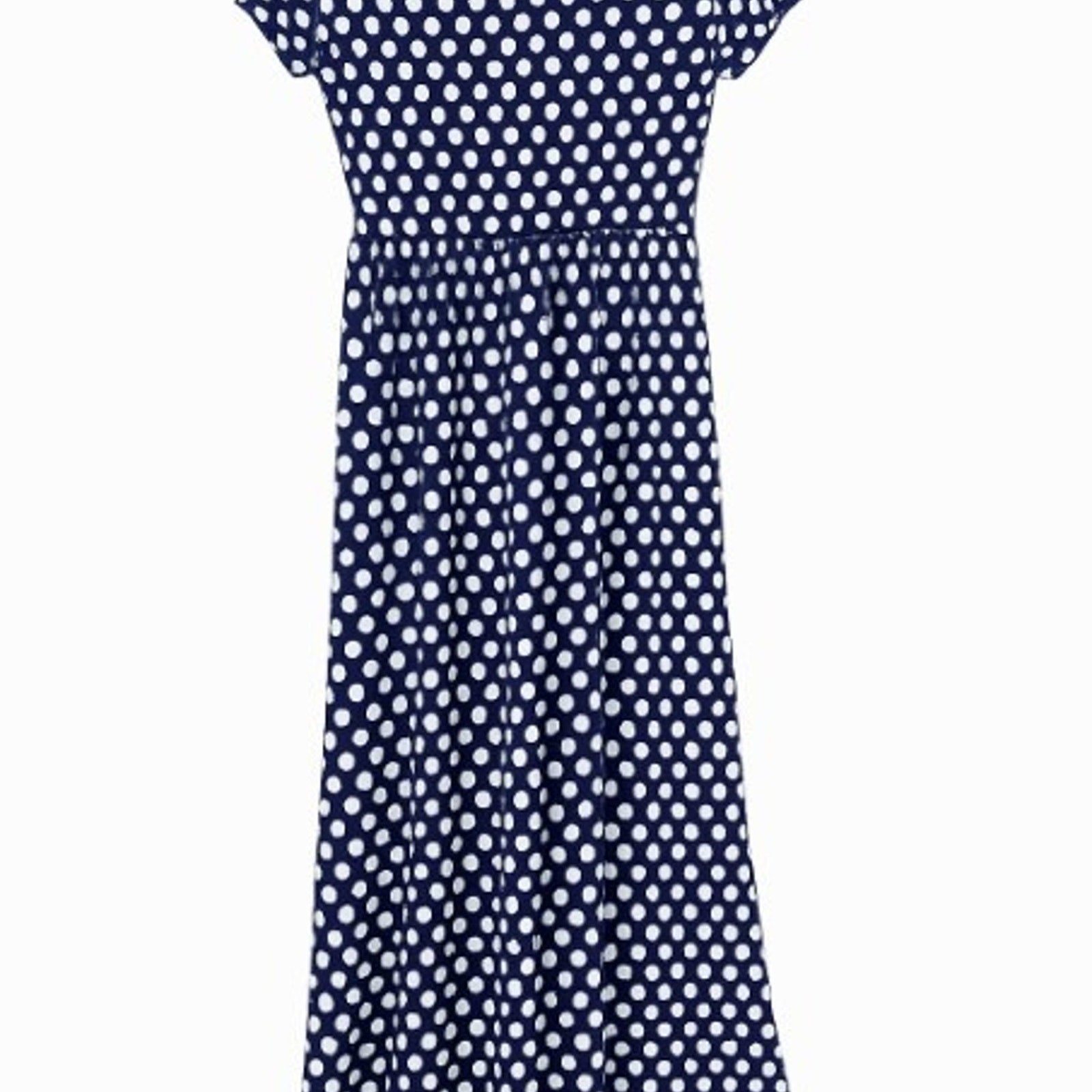 Mengpipi Women's Polka Dot Maxi Dress - Size: M