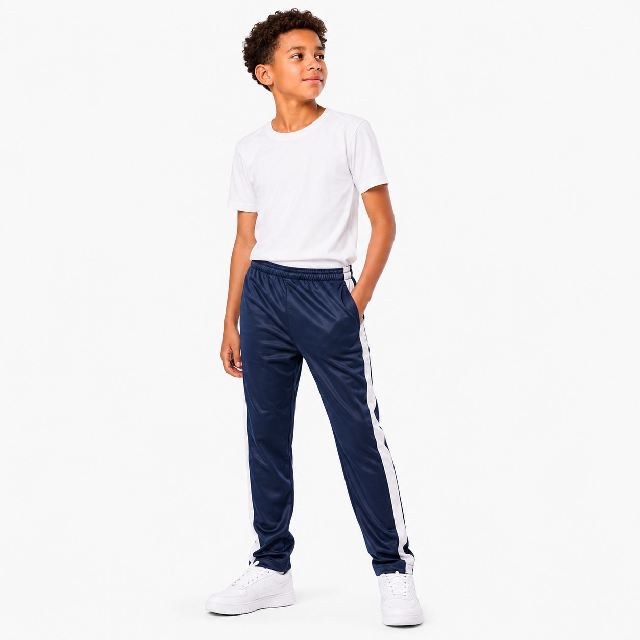 Southpole Boys Track Pants Blue & White Size L