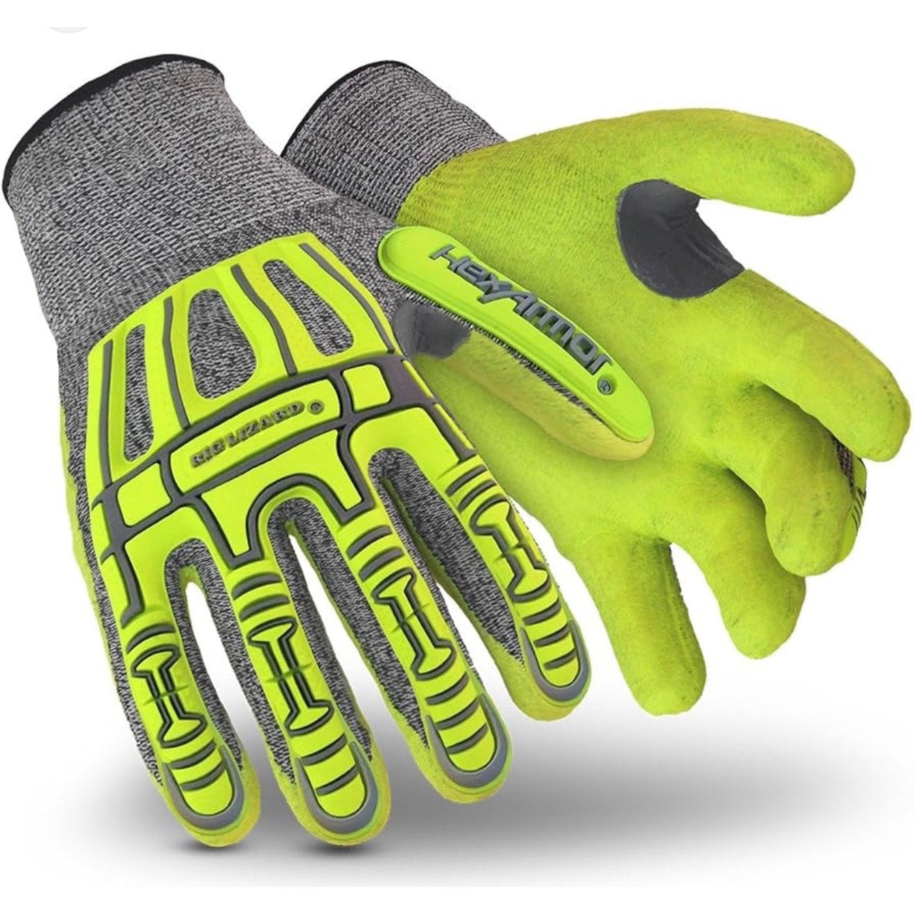 HexArmor Rig Lizard 2090X heavy-duty work gloves in size XXL, durable protective gloves for industrial or construction work.