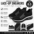 Women's Black Athletic Shoes Size: 8.5