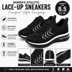 Women's Black Athletic Shoes Size: 8.5