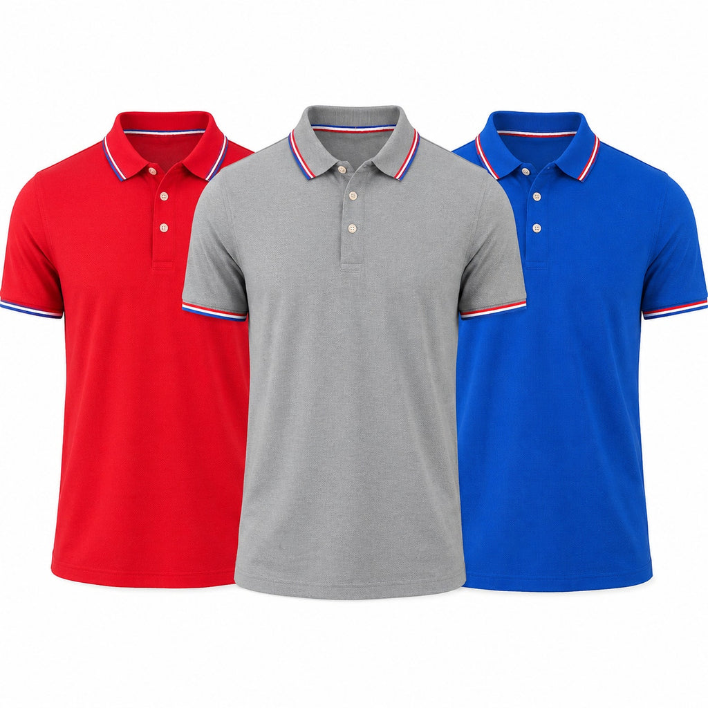 NEW Set of 3 Men's Polo Shirts - Size XXL