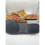 Women's Boho Flora Toe Sandals by Republic Mercantile, slip-on style with floral design, size 11 US, size 42 Euro.