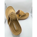 Xuemjiao women's tan comfort sandals in size 6.5 US, Euro 37, featuring cushioned straps and a supportive sole.