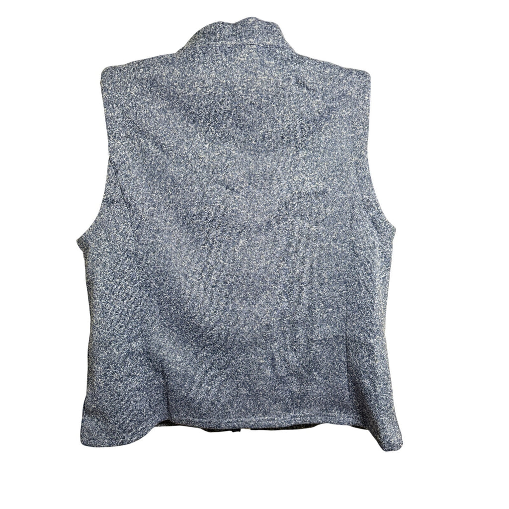 A Jesdani Women's Blue Knit Vest wtih Pockets Size 2X