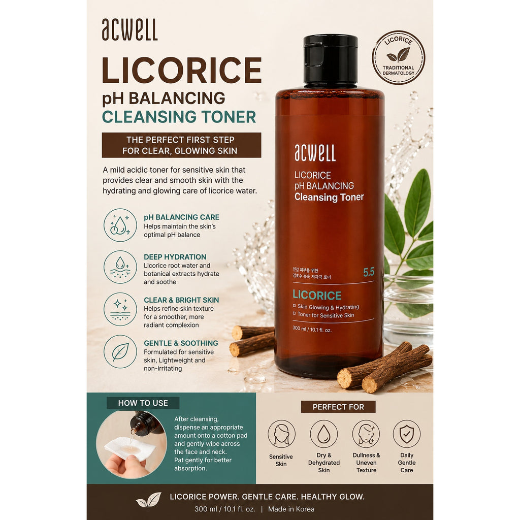 Acwell Licorice pH Balancing Cleansing Toner