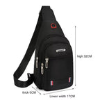 Gray Jingpin Daily Single Strap Crossbody Backpack for unisex, featuring a compact design and adjustable strap.