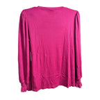 Fantaslook women's casual blouse in fall fuchsia, size M, showcasing lightweight fabric and relaxed fit for everyday wear.