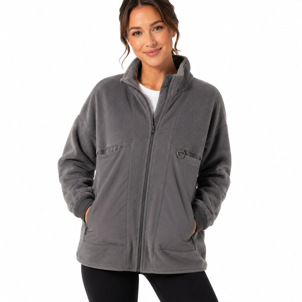 Cuddl Duds Women's Black Zip-up Sweater Size 2X