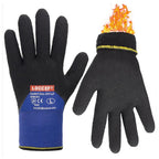 LOCCEF winter work gloves, thermal freezer gloves, pair of warm, durable gloves designed for cold weather work conditions.
