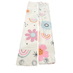 Boho 42x84 Two-Panel Rainbow Floral Curtains
