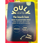 Youly Dog Flotation Vest Size: M