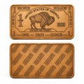 Troy oz bronze alloy collectible bar by CMC Mint featuring detailed engravings and a polished finish.