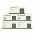 EcoElectronix 1/4-inch staples in a pack of five boxes, jam-free design, totaling 25,000 staples for high-volume use
